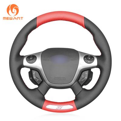 중국 DIY Car Custom Steering Wheel Cover For Ford Focus/Fiesta/Puma ST ST-LINE/Escape/Transit/F-150/Mustang/Taurus/Edge/Mondeo/C-Max 판매용