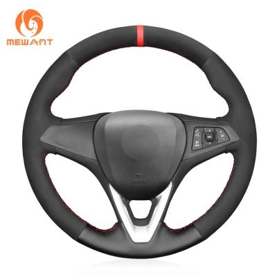 China Mewant vegan suede plus vegan leer stuurwiel dekking voor Holden Commodore Astra Calais 2018-2020 rubber stuurwiel Te koop