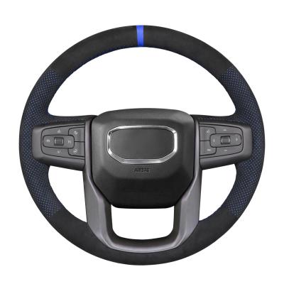 China Cubierta de volante de automóvil de alta calidad personalizada para GMC sierra sierra 1500 limitada 2500 3500 Yukon 2019-2024 en venta