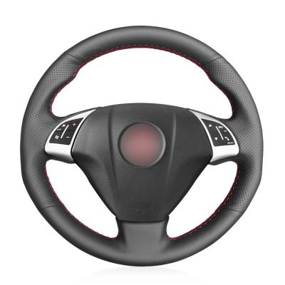 China Hand Sew PU Custom DIY Black Design Steering Wheel Cover For Fiat Bravo Linea 2007 2008 2009 2010 2011 2012 2013 2014 2015 2016 for sale