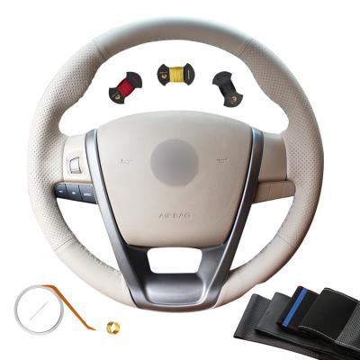 China Designer Leather Steering Wheel Cover stitched for MG3 MG 3 MG6 MG 6 MG5 MG 5 for sale