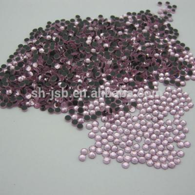 China Hot Pink Flatback 2 Fix SS10 Rhinestone Cutouts for sale