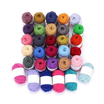 China Knitting Yarn Charmkey Ball Size Basic Yarn Small 10 Grams Mini Yarn For Hand Crochet Yarn for sale