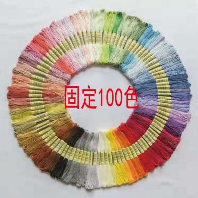 China Charmkey High Temperature Resistant 8m High Quality 447 Skeins Silk Cotton Embroidery Thread DIY Colors Woven Cross Stitch Hand Knitting Sewing Thread for sale