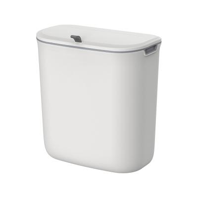 China Sustainable Kitchen Hanging Trash Can With Cover Small Car Trash Recycling Bin Eco - Friendly for sale