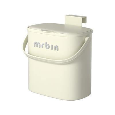 China Mr.bin Kitchen Wall Trash Can Household Cabinet Door Hanging Waste Bins Hang Storage Boxes And Desktop Trash Cans for sale