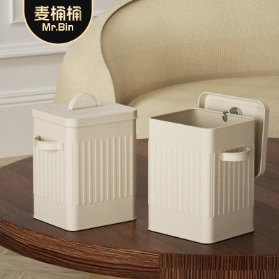 China Wholesale High Value Living Room Bedroom Living Room Household Trash Table Storage Bucket Waterproof Dustproof for sale