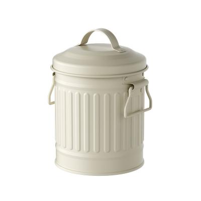 China 3L Trash Can Household Viable Office Bedroom With Paper Creative Nordic Basket Bucket Lid Storage Office Small Waste Bins for sale