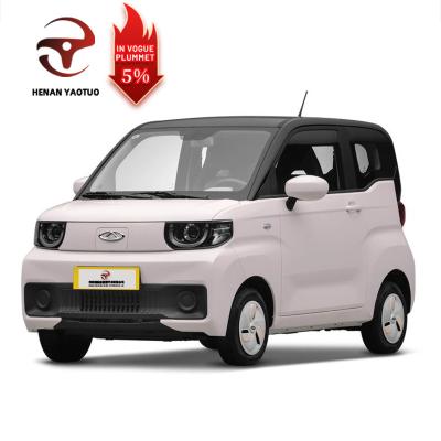 China 2022 Best Selling China Cheap Electric Car in China 20kw Fast Charging EV Car 3 Door 4 Seats Mini Chery QQ Ice Cream Chery QQ Ice Cream Pink for sale