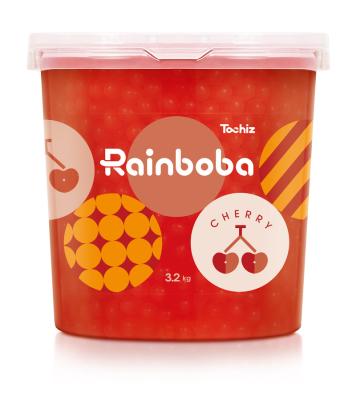 China Taiwan popped boba cherry flavor for bubble tea round for sale