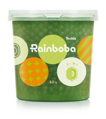 China Taiwan made popping boba kiwi flavor for bubble tea round for sale