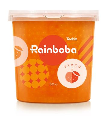 China Taiwan made juice ball peach flavor for bubble tea round for sale