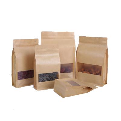 China Moisture Proof Quad Side Eight Seal Coffee Bean Packaging Sealing Bag for sale