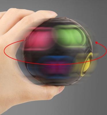 China Stir Toy 2022 News Rainbow Ball Puzzle Bouncy Person Balls Puzzle Brain Games Glow in the Dark Bouncy Person Ball Spinner Bouncy Toys Anti-stress for sale