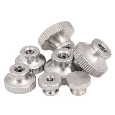 China Custom Heavy Industry OEM & Standard Thumb Knurled Round Nut M3 M4 M5 M6 M8 M10 for sale