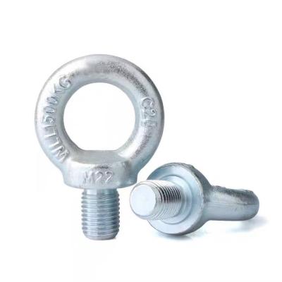 China Heavy industry hardware fasteners swivel eye bolt 304 316 metal bolts supplier carbon stainless steel lifting m3 m4 DIN580 for sale