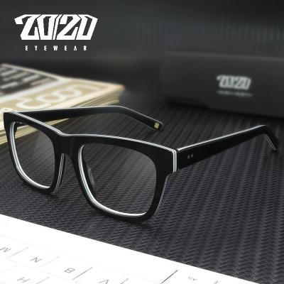 China 2021 Prescription Acetate Material Frame Glasses Bar Luxury Male Glasses Frames Woman Prescription Optical Eyewear AS8223 for sale