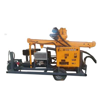 China Machinery repairs workshop Hongrun water well drilling rig hard rock 200m depth pneumatic drilling rig for water for sale