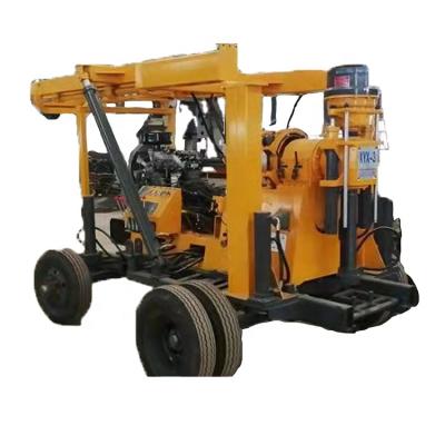 China Portable Machinery Repair Shops Hongrun Core Drilling Rig Soil Reconnaissance Drilling Rig Machine With Mud Gasoline Price for sale