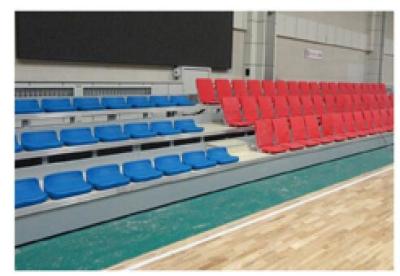 China Stadiums telescopic bleachers YGGS-002TJ for sale