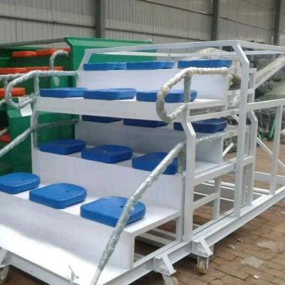 China Powdered painted Movabel Stadium steat with PVC seat YGSS-128TJ for sale