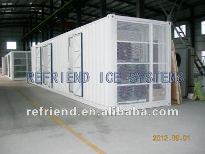 China 40ft container blast freezer for frozen fish and meat 40ft for sale