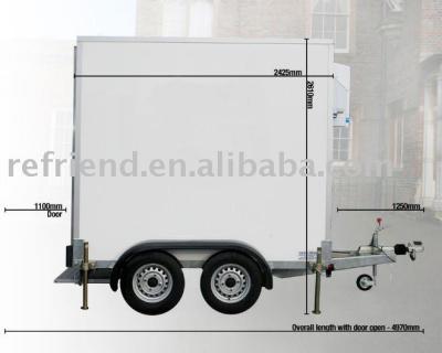 China 5000w refrigeration trailer for sale