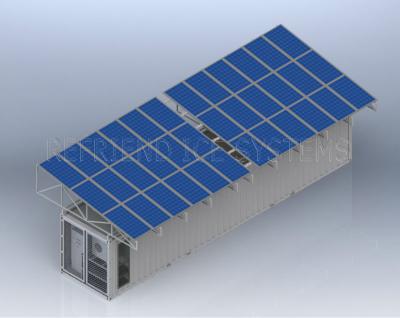 China Reefer 40ft Solar Power Container Cold Room for sale