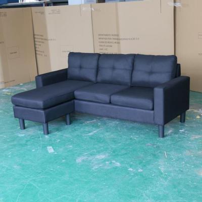 China Adjustable (other) Modern l shaped corner sofa small sectional european style sofa bed  Living room furniture for sale