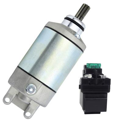 China Starter Motor & Relay 18718 For ATV Suzuki Quadsport LT-Z400 LT-Z400Z 03-08 For Kawasaki KFX 400 KSF 400 03-06 SL MD104+JDQ076 for sale