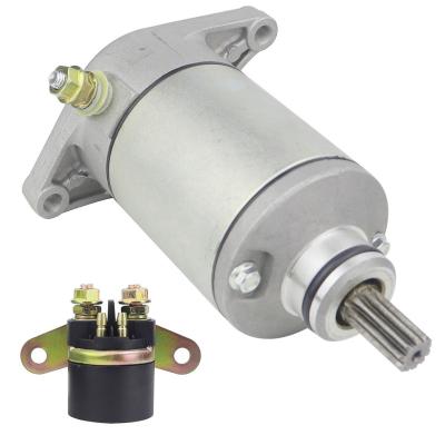 China Starter Motor and Relay for Suzuki Quadrunner 250 LT-4WD LT-F250T KingQuad 300 LT-F4WDX 31100-19B00 31100-19B11 18807 SL MD157+JDQ036 for sale