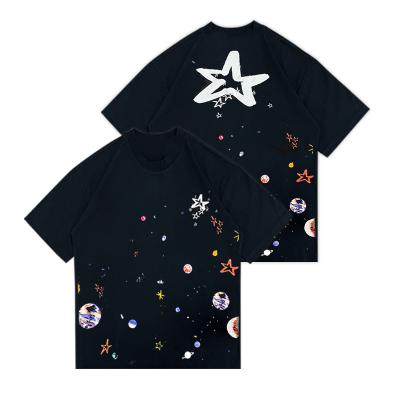 China Plus size casual summer new oversized anti-pilling short sleeve t-shirt for men OEM/ODM design customized logo wholesale muti-color for sale