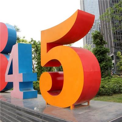 China 3D Metal Free Standing Letter For Public Area Large Metal Sign 3D Metal Free Standing Letter For Public Area for sale