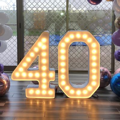 China Stores Marquee Light Up Numbers 4ft Letters And Numbers Led Marquee Large Numbers for sale