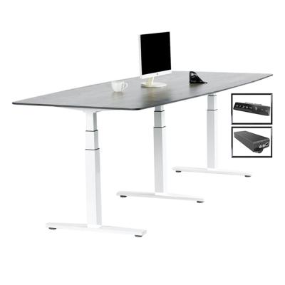 China (Height)Popular Adjustable In Western Countries Height Adjustable Office Work Desk Lift Up To Down Ergonomic Electric Conference Table for sale