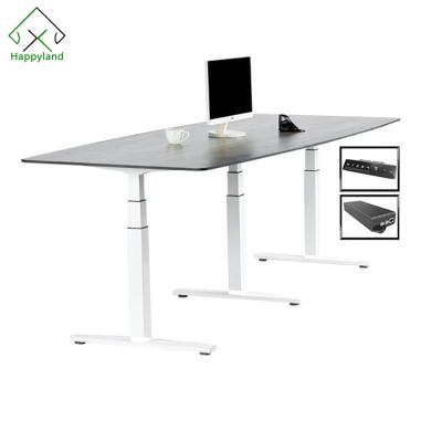 China (Size) Amazon Success Adjustable Professional Motorized Sit Stand Electric Raising Desk for sale