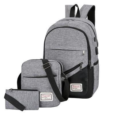 China With USB 3 PCs Set Custom LOGO School Bags Business Laptop Backpack Computer Bag For Men And Student Rucksack for sale