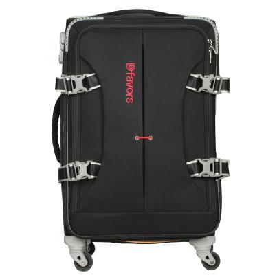 China Polyester Soft Shell Travel Trolley Pack 4pcs 20