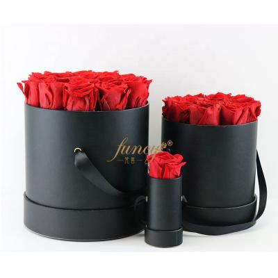 China Last 2 or 3 years of beautiful natural preserved flower of Rose Flowers Forever Rose Box preserved Eternal Preserved Rose for sale