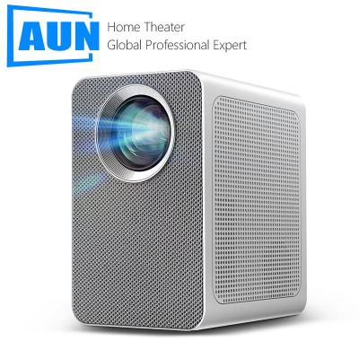 China HD Projector AUN ET50S Android Full HD 4K Portable Projector 1080P Video Home Theater LED Projector for sale