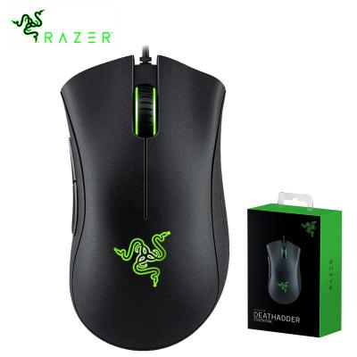 China Razer DeathAdder Ergonomic Gaming Mouse 6400DPI Professional-Grade Sensor Razer Essential Wired Finger Optical Mice For Computer Laptop for sale