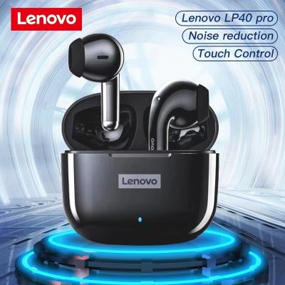 China In-Ear Lenovo LP40 Bluetooth Earphone Pro 5.1 Wireless Headphones Waterproof Headphones Sports Earbuds With Microphone Music TWS Headset for sale