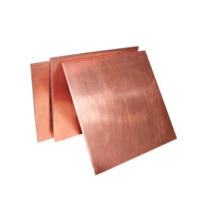 China JIS C1020 Copper Sheet C10100 C12000 Decorative Copper Plate for sale