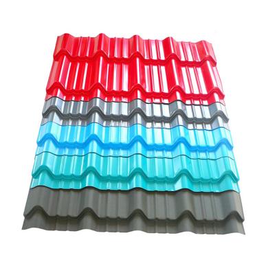 China Corrugated Iron Structural Steel Sheets Galvanized Metal Roofing Materials Color Roof Philippines Price for sale