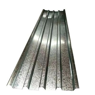 China Factory Price Construction Galvanized Zinc Coated Corrugated Steel Metal Roofing Sheet for sale