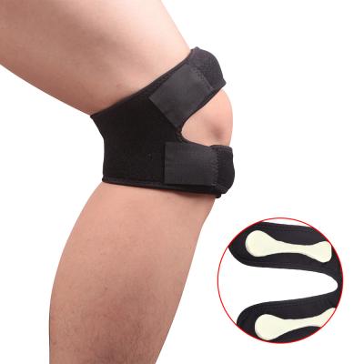 China Knee Brace Immobilize High Quality Waterproof Adjustable Elastic Silicon Patella Open Sports Knee Brace Support for sale