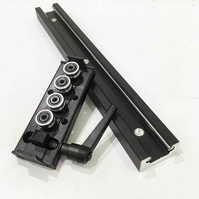 China High Load Capacities Low Price SGR10 Linear Rail Guide Black Color Aluminum Roller Linear Guide For Automatic Machinery for sale