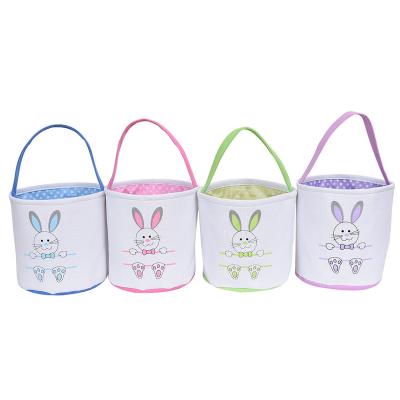 China MIX 2022 New Bunny Basket Bags Easter Egg Candy Canvas Bags for sale