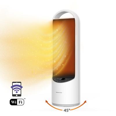 China 2500W Electric Swing High Efficiency PTC Tower Wifi Remote Control Heater For Radiator for sale