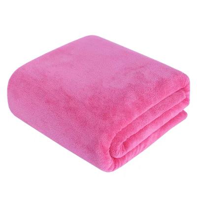 China Compressed Microfiber Cloth Material And Plain Dyed Pattern Beach Towels Lounge for sale